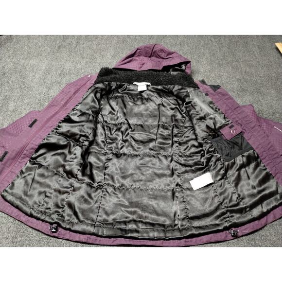 Columbia Omni Shade Jacket Women Small Purple Parka Coat Hooded Cute - Picture 6 of 12